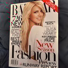 Britney spears harpers bazaar magazine