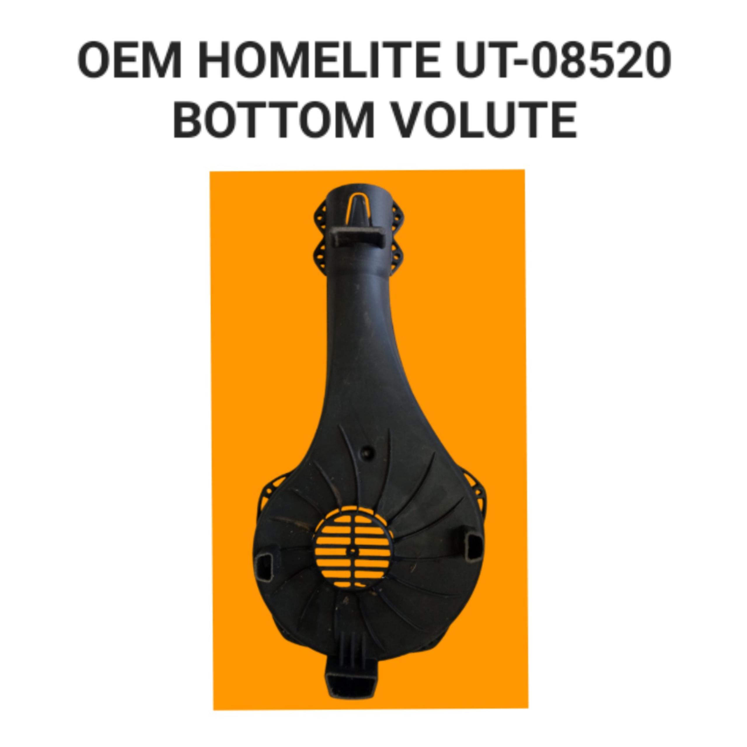 OEM UT-08520 LEAF BLOWER BOTTOM COVER VOLUTE REPLACEMENT PART - Homelite