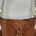 REBECCA MINKOFF Brown Suede 100% Genuine Leather Fringe Purse Bohemian Festival