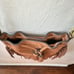 REBECCA MINKOFF Brown Suede 100% Genuine Leather Fringe Purse Bohemian Festival
