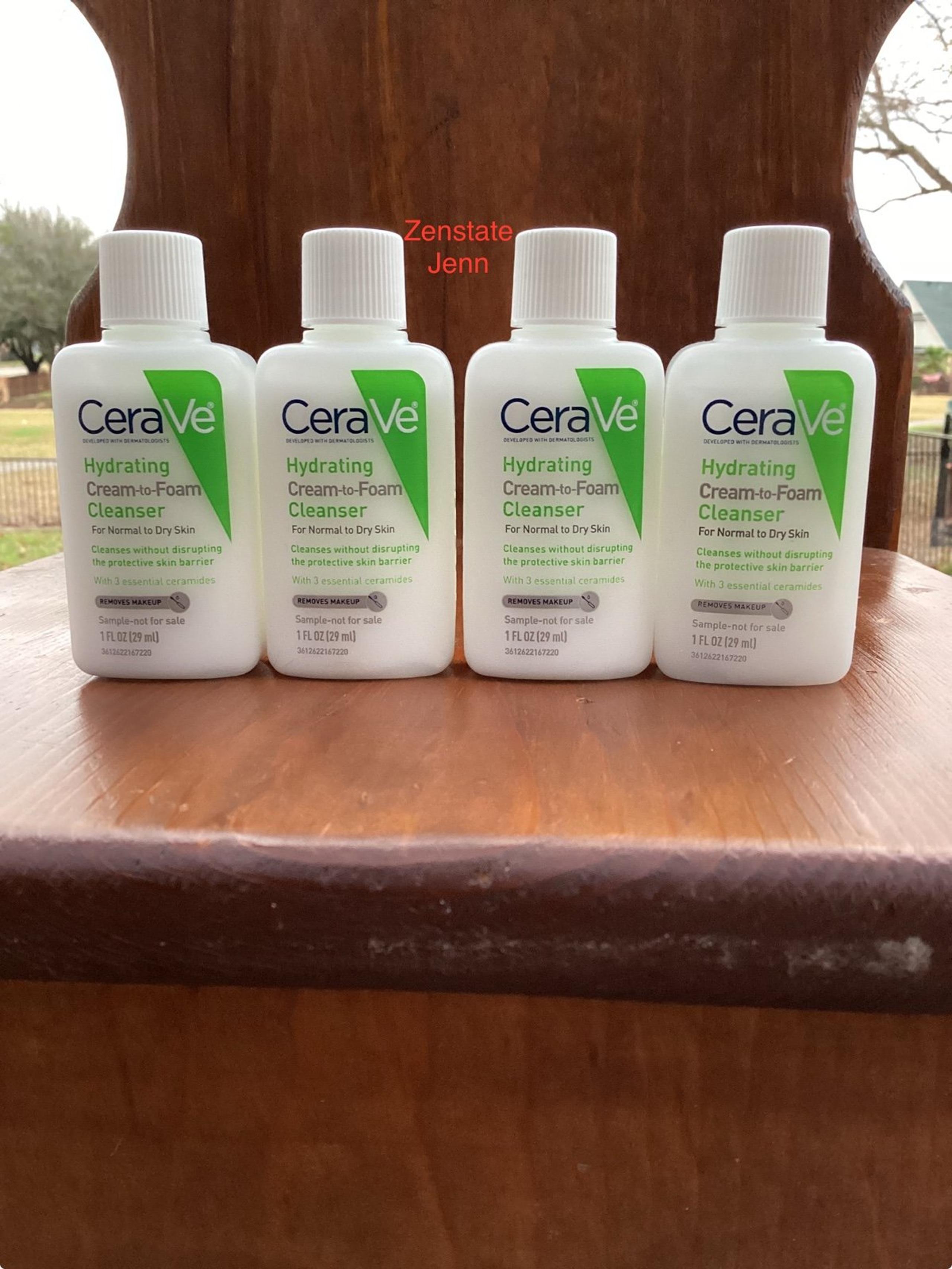 CeraVe Travel Size Hydrating Cream to Foam Cleanser