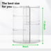 Makeup Organizer 360 Acrylic Rotation Large Capacity, Easy Access Great Gift