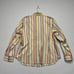 Kate Hill Luxurious Feminine Silk Pastel Rainbow Artistic Retro Plus Top Size 16