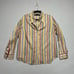 Kate Hill Luxurious Feminine Silk Pastel Rainbow Artistic Retro Plus Top Size 16
