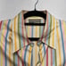 Kate Hill Luxurious Feminine Silk Pastel Rainbow Artistic Retro Plus Top Size 16
