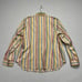 Kate Hill Luxurious Feminine Silk Pastel Rainbow Artistic Retro Plus Top Size 16