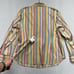 Kate Hill Luxurious Feminine Silk Pastel Rainbow Artistic Retro Plus Top Size 16