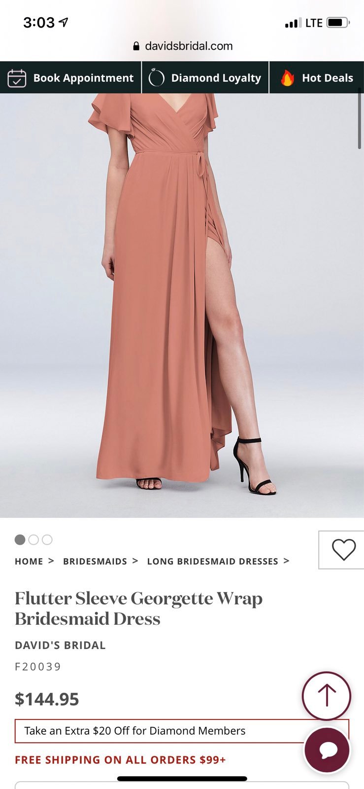 hottest new styles Davids Bridal Georgette Flutter Bridesma Women hottest new styles Davids Bridal Georgette Flutter Bridesma Women
