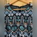 NWT Maggy London Blue Floral Embroidered Sequin Occassion Pencil Dress Size 16