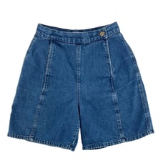 90s Calvin Klein high waisted denim shorts 1990s vintage