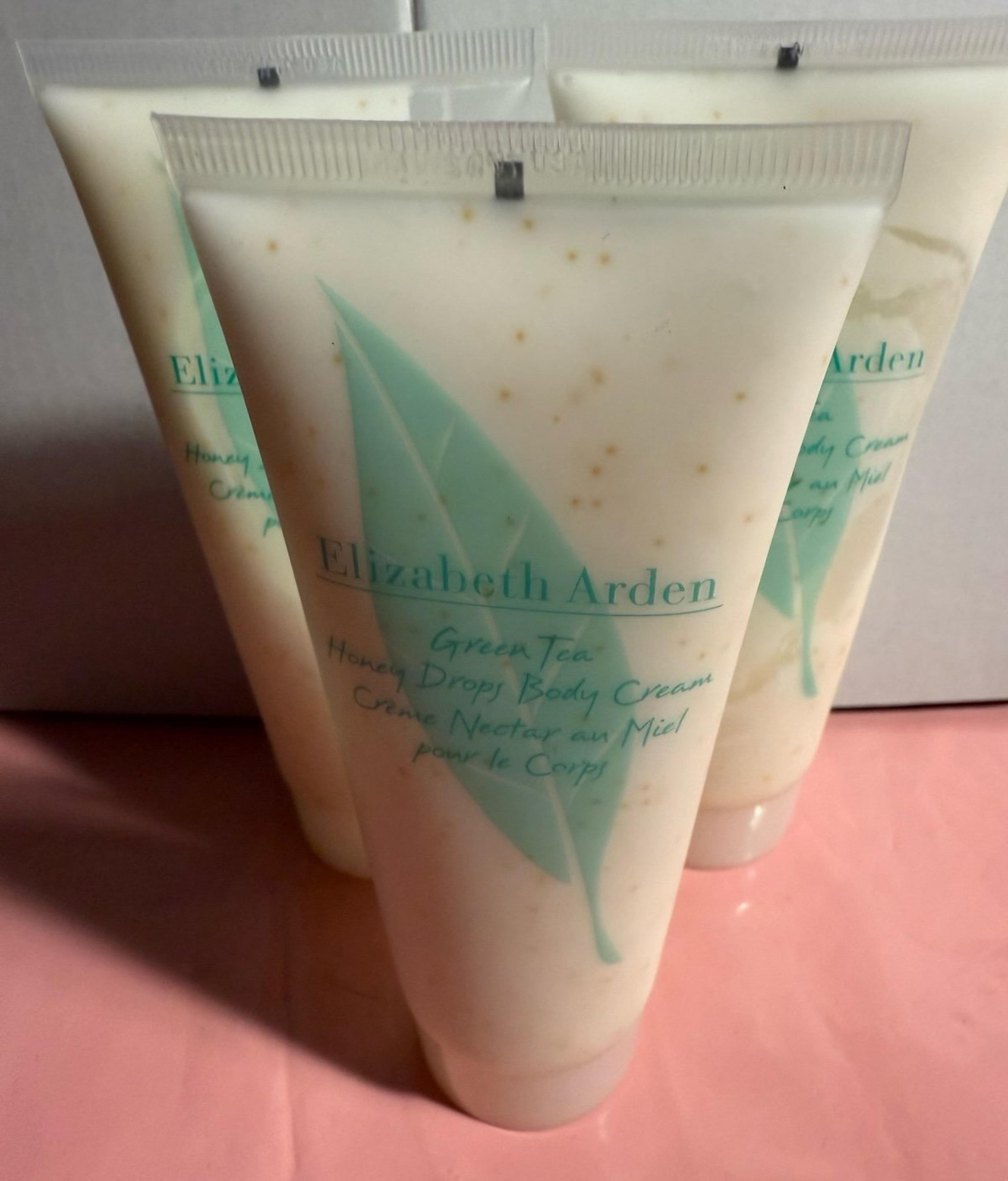 Elizabeth Arden Green Tea Honey Drops Body Cream x3