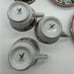 Lynn's China Saint Maria Set of 4 Cups & Saucers Christmas Holiday Berries.