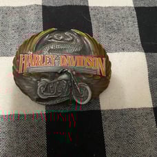 Vintage Harley Davidson belt buckle