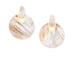 Didi Gold Earrings In Peach Pearl