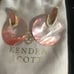 Didi Gold Earrings In Peach Pearl