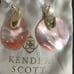 Didi Gold Earrings In Peach Pearl