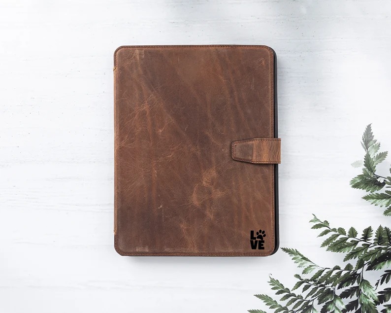 Handmade iPad Leather Case, iPad Air Cover, iPad 8th Generation, iPad Pro Wallet