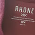 NWT Rhone commuter 1/4 zip long sleeve knit pullover sweater new maroon marle M