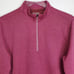 NWT Rhone commuter 1/4 zip long sleeve knit pullover sweater new maroon marle M