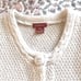 SUNDANCE Alpaca Cable Knit Coastal Cardigan Sweater Vest in Warm White