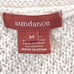 SUNDANCE Alpaca Cable Knit Coastal Cardigan Sweater Vest in Warm White