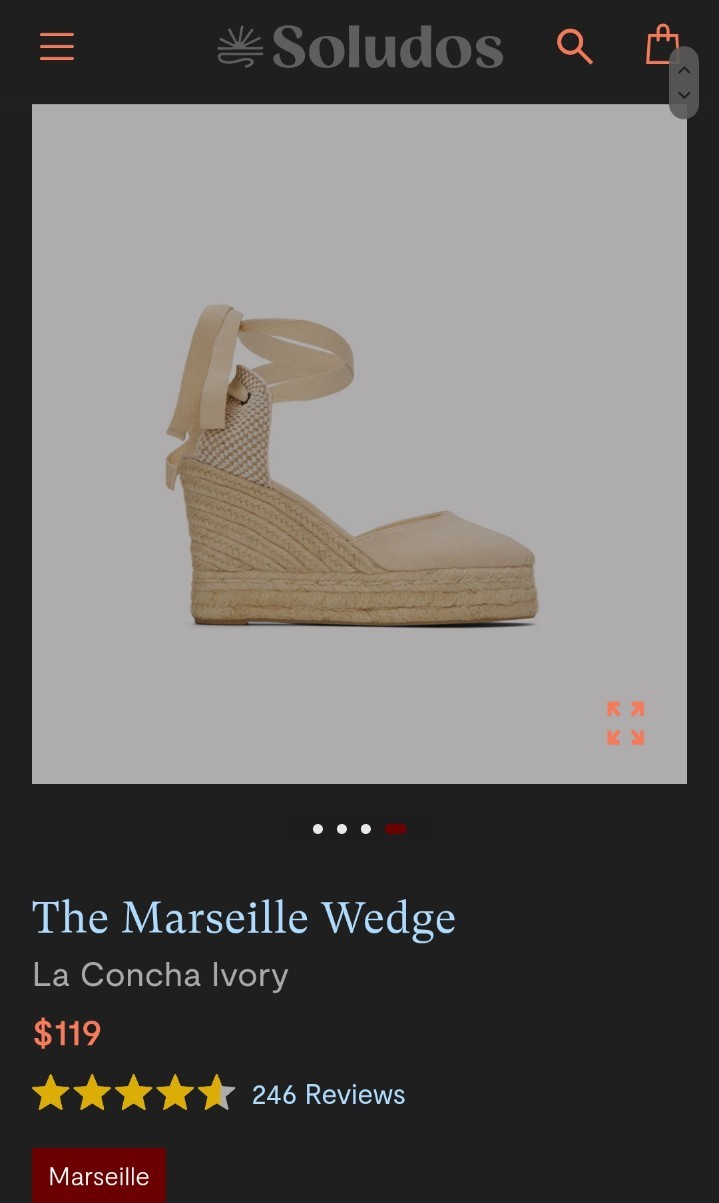 Soft suede espadrille wedge heels by Soludos