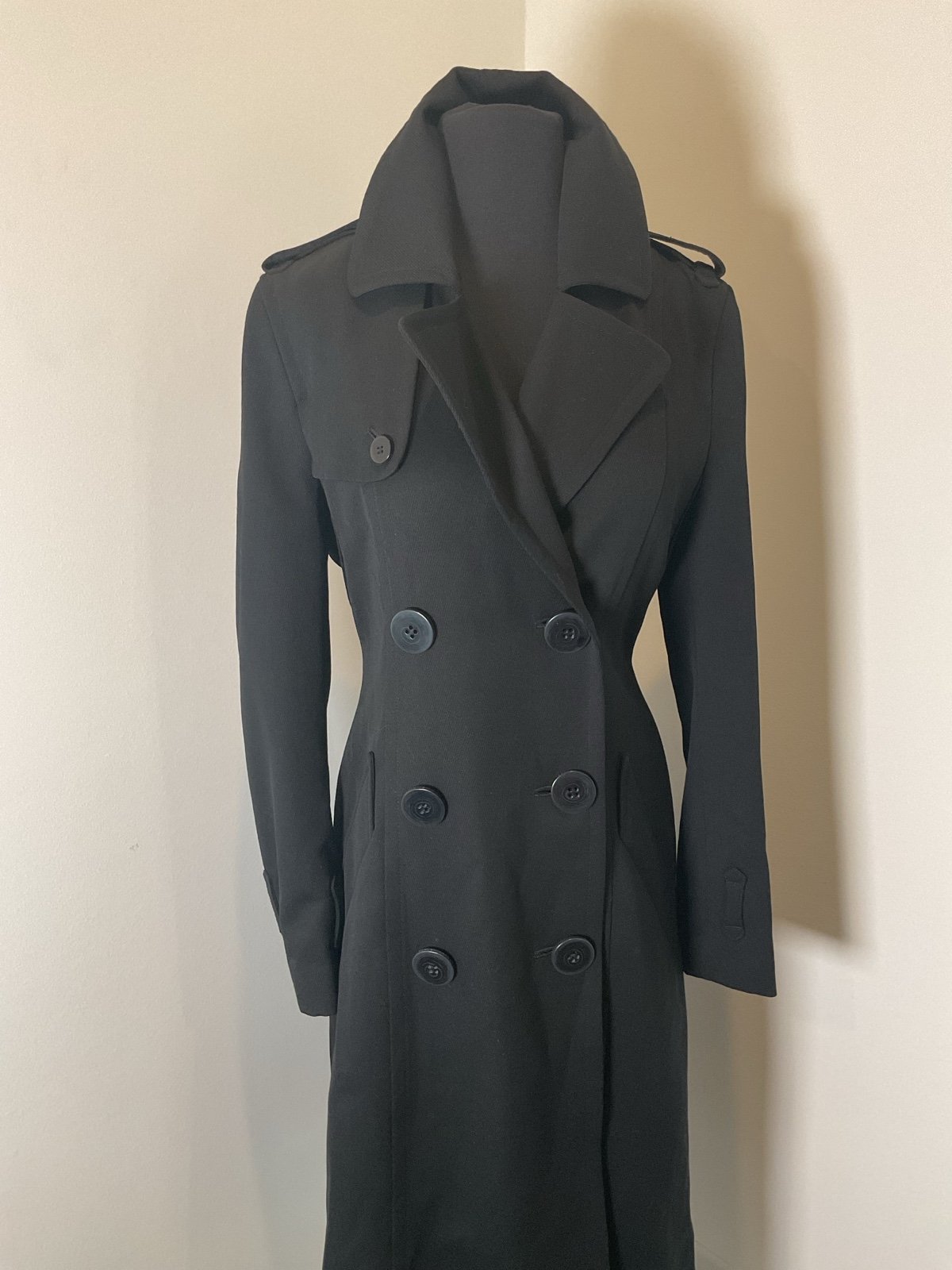 CLUB MONACO LACE TRIM TRENCH COAT