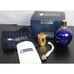 Lampe Berger Catalytic Burner Lamp Wick Cobal Blue Leopard Speckled Gold Glass