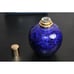 Lampe Berger Catalytic Burner Lamp Wick Cobal Blue Leopard Speckled Gold Glass