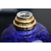 Lampe Berger Catalytic Burner Lamp Wick Cobal Blue Leopard Speckled Gold Glass