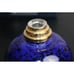 Lampe Berger Catalytic Burner Lamp Wick Cobal Blue Leopard Speckled Gold Glass
