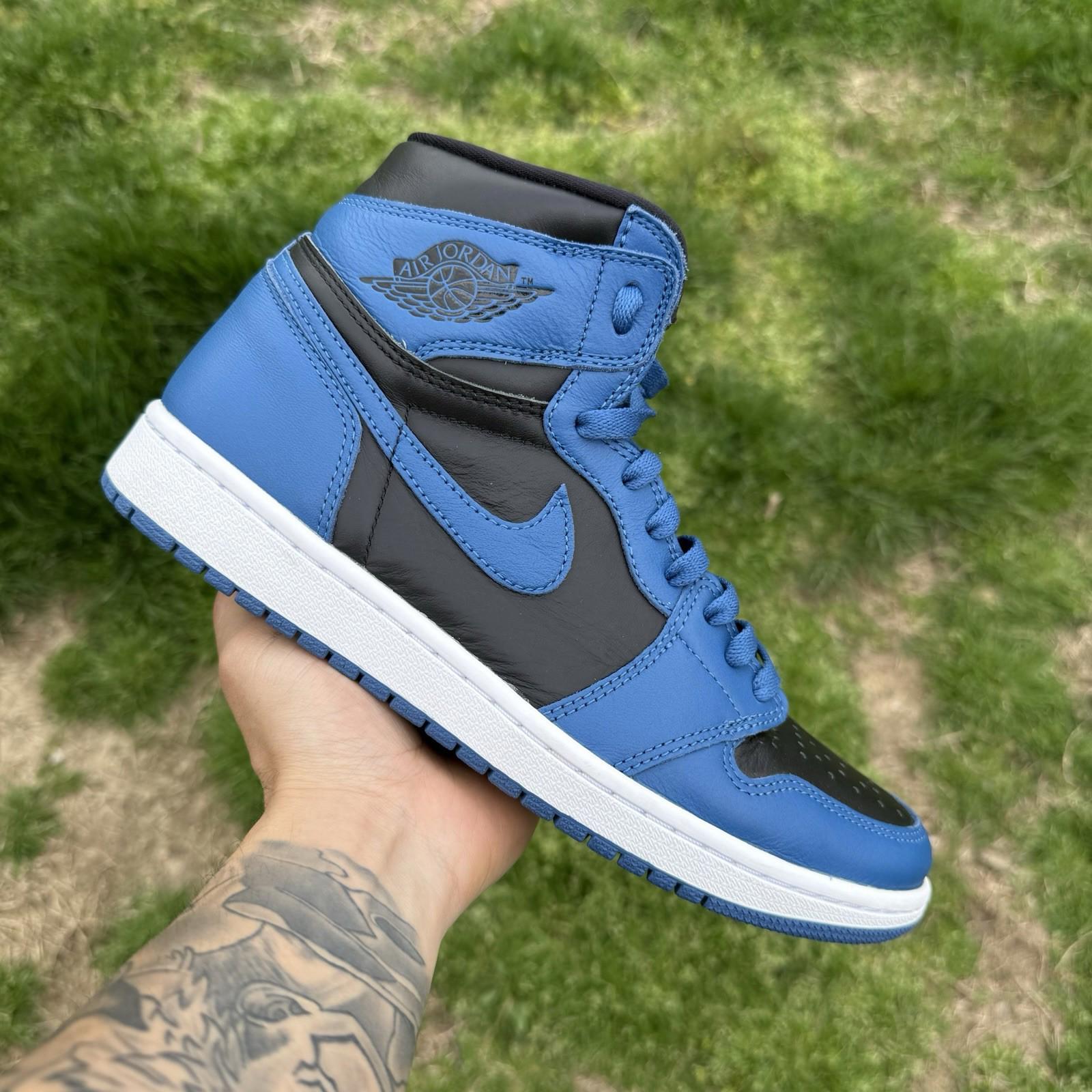 Nike Air Jordan 1 Retro OG High Dark Marina Blue 555088 404 - 9 Men