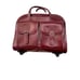 DAVIS 15” Leather Wheeled Laptop Briefcase