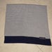 Yves Saint Laurent YSL Blue And White Silk Scarf 30x30