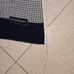 Yves Saint Laurent YSL Blue And White Silk Scarf 30x30