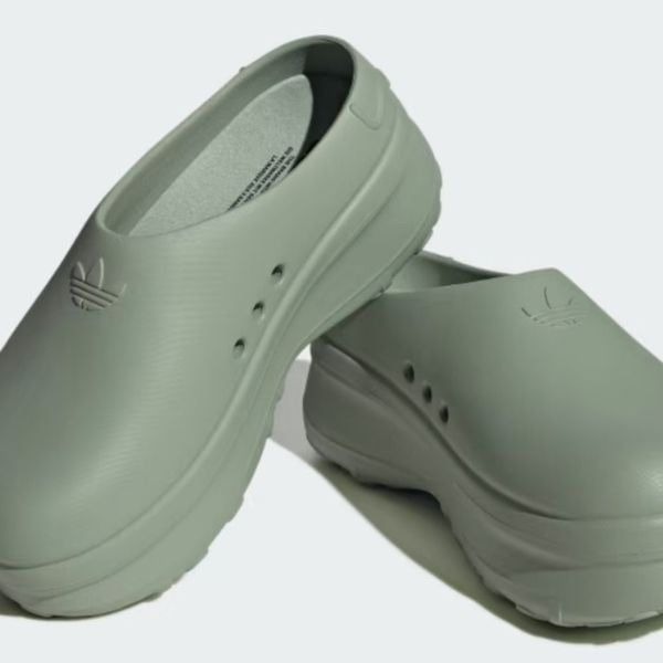 Adidas Stan Smith Mule- Silver Green