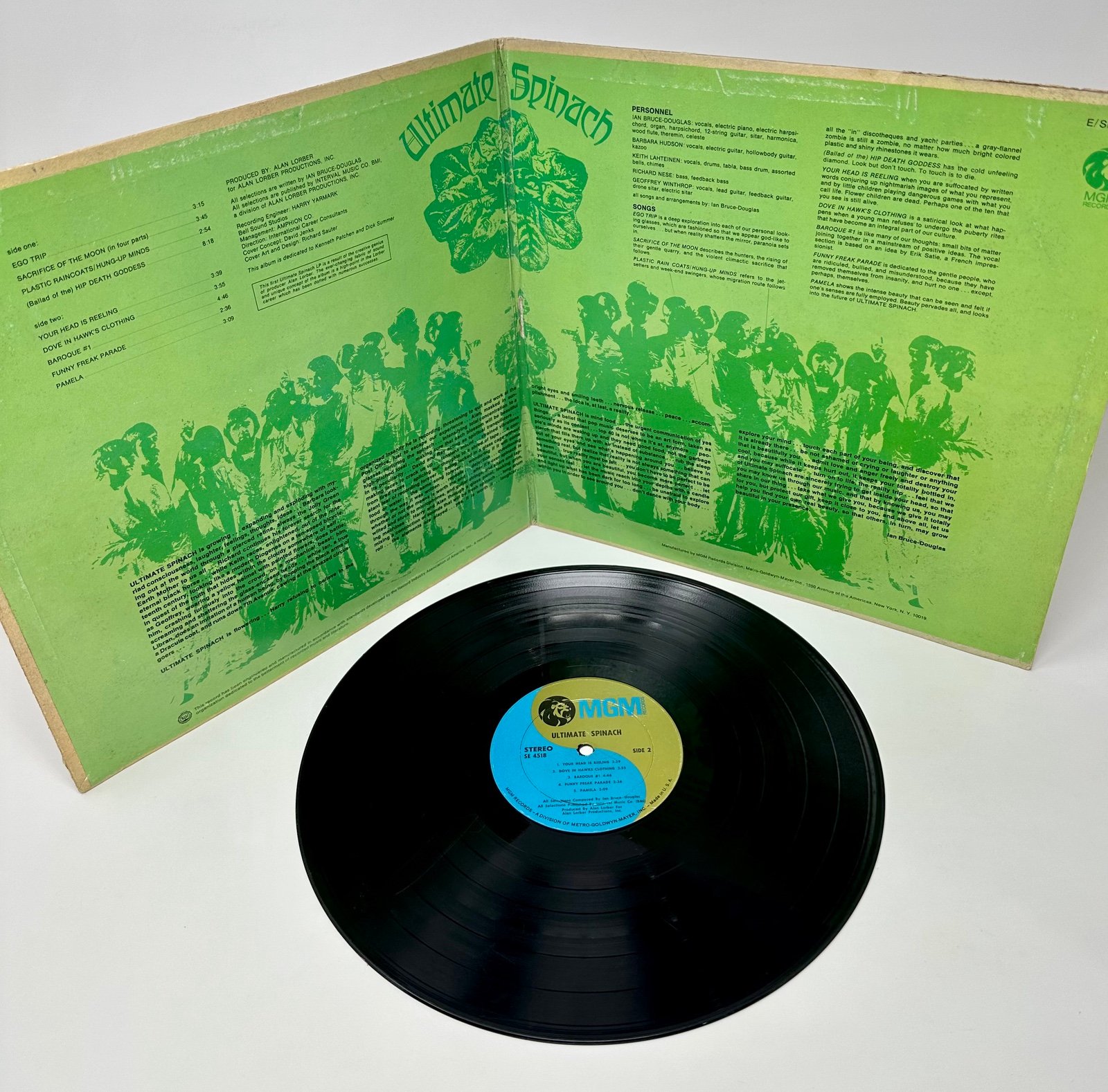 ULTIMATE SPINACH Self Titled LP MGM SE 4518 ’68 hotsell Garage Psych Vinyl Lp Record