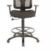 Tempur-Pedic Mesh Back Fabric Drafting Stool Black (TP8200-BLACK)