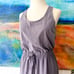 Calia Grey Drawstring Hi Lo Midi Athletic Dress, sz. X-Small