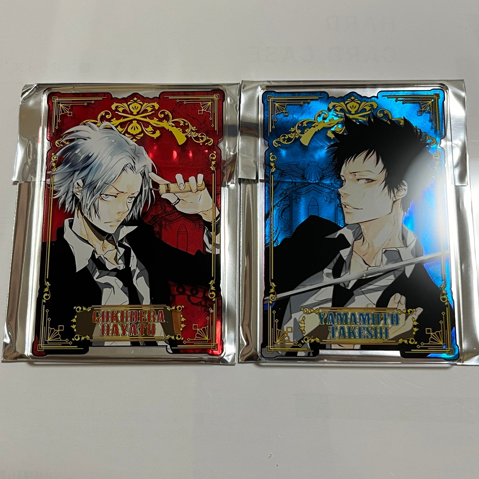 KHR Jump Shop Exclusive Clear Status Card Gokudera Hayato Yamamoto