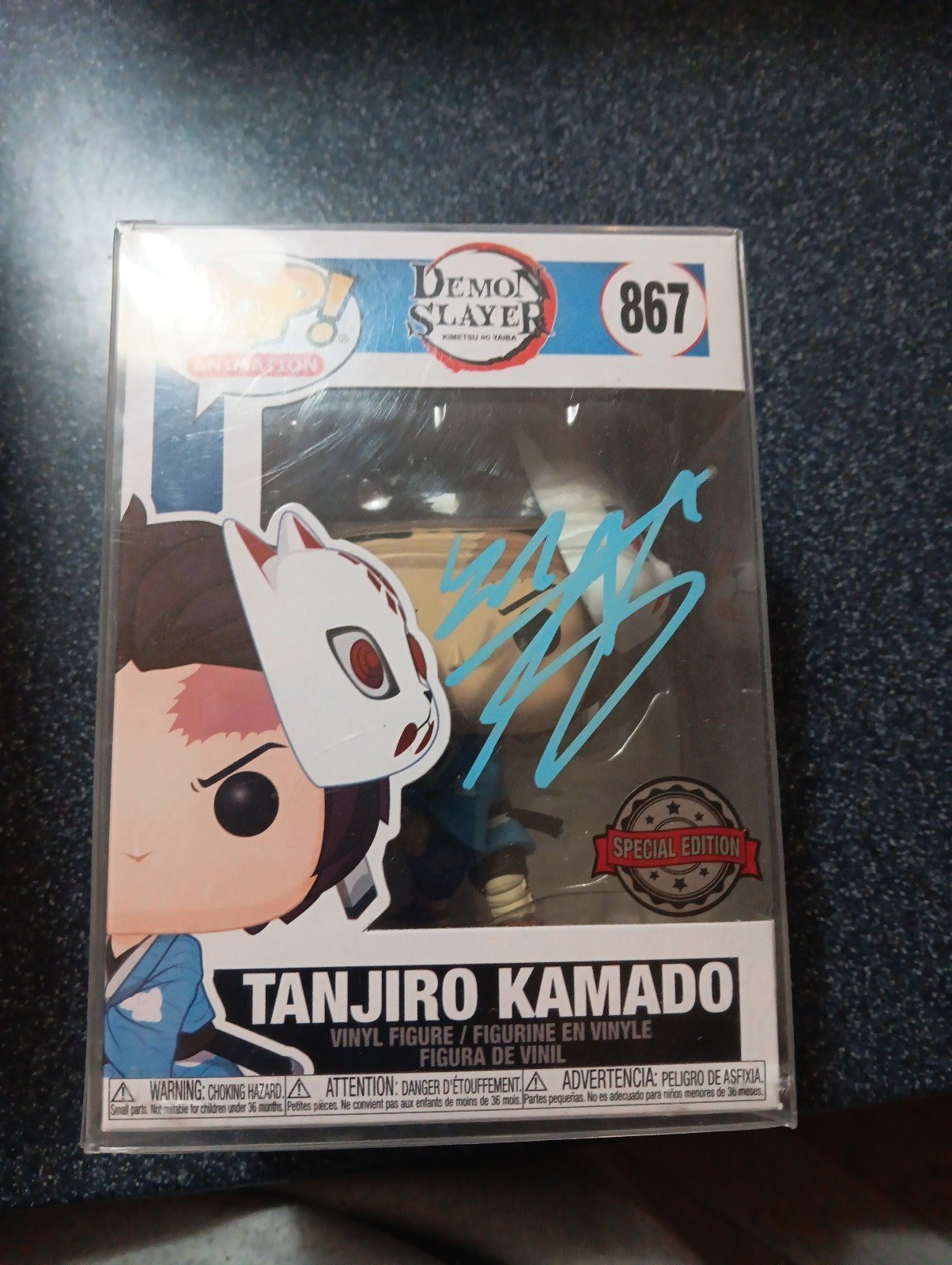 Autographed Tanjiro Kamado Funko Pop