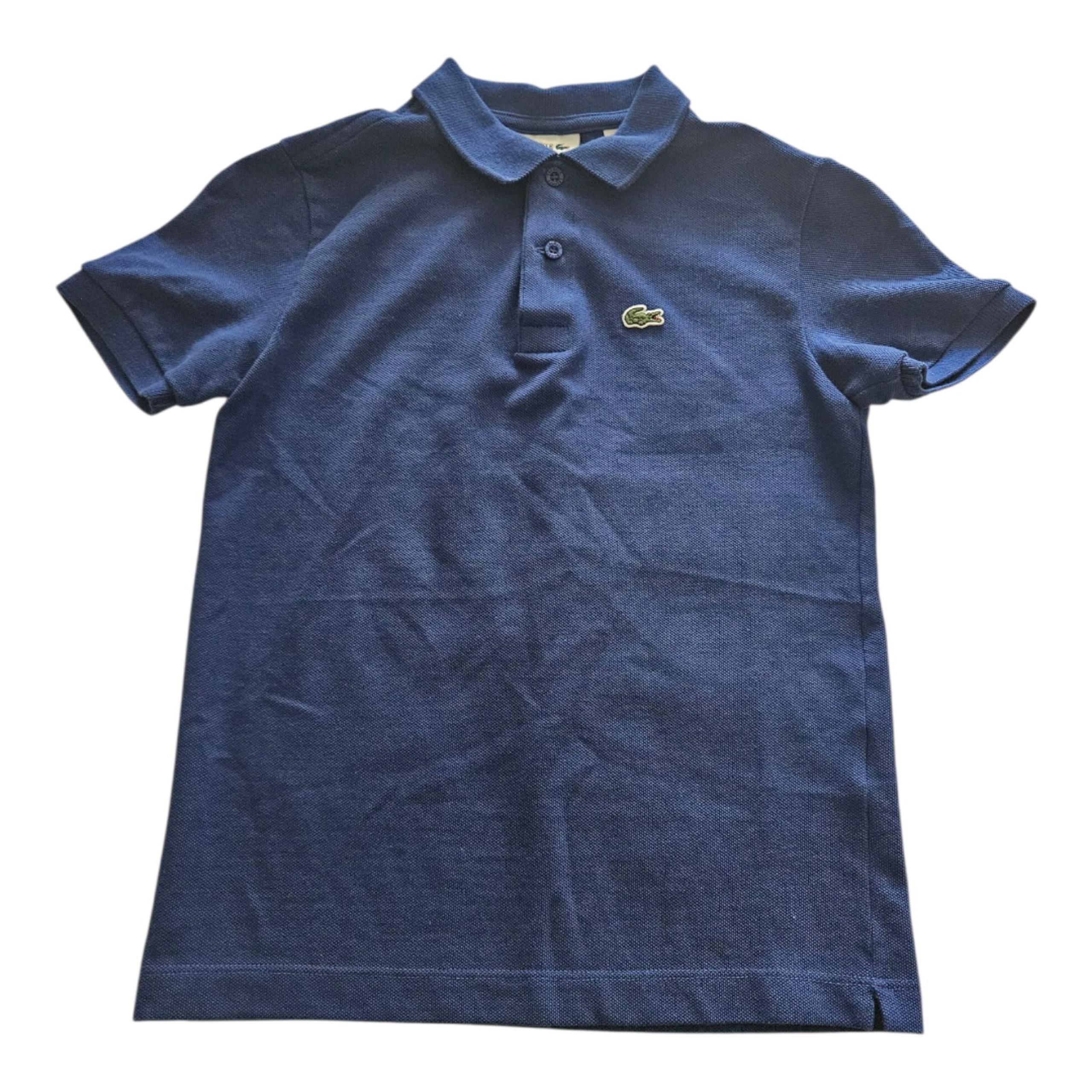 Lacoste Blue Kids Polo Shirt Size 8