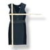 Revolve LaPina by David Helwani Black Knit & Lambskin Leather Mini Dress Size S