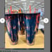 Limited Ed Retail 45 Starbucks Rose Gold Foil Ocean Fern Tumbler Coffee Cup