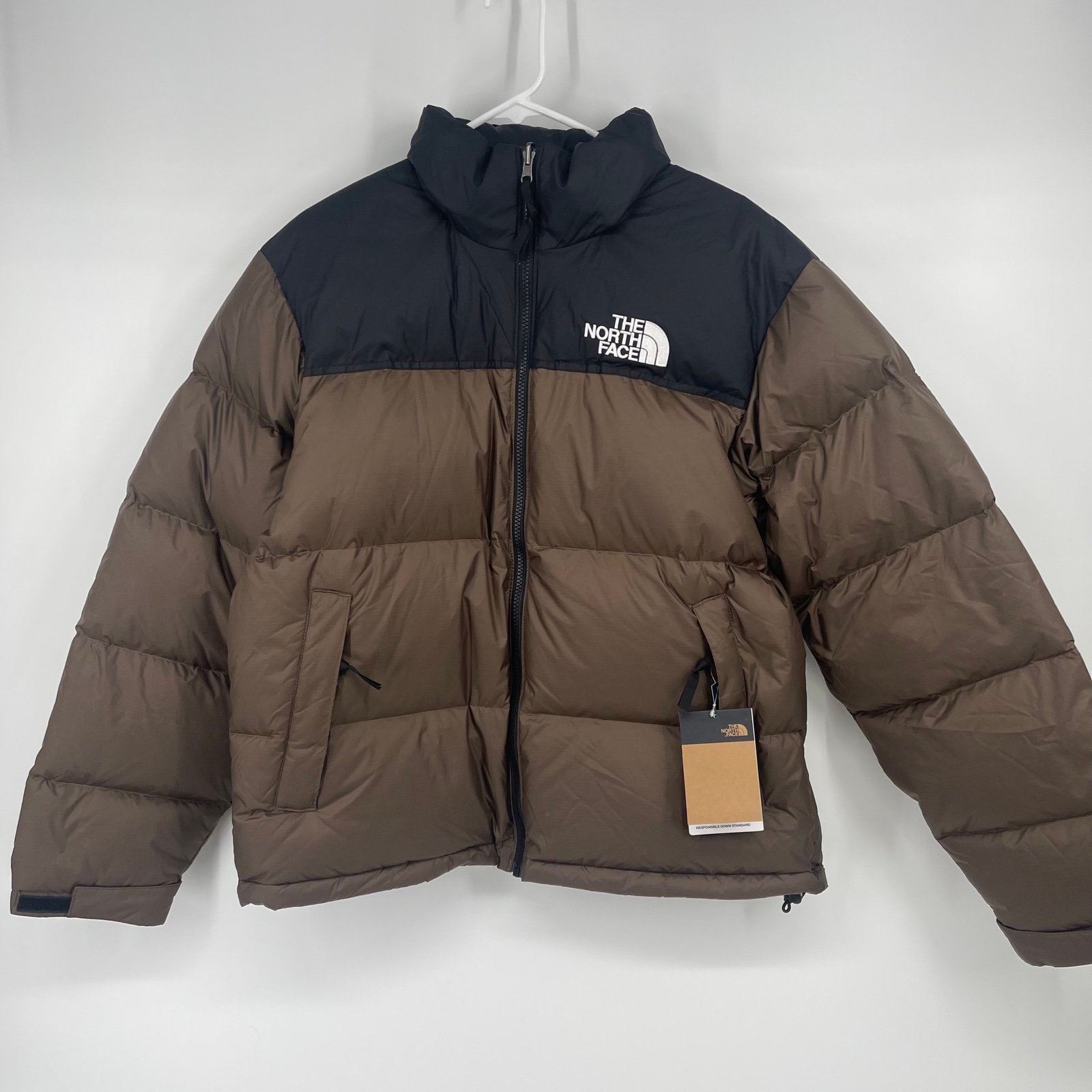 NWT! North Face Mens 1996 Retro Nuptse 700 Down Puffer Jacket Brown Men’s Medium