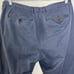 TED BAKER Premium Selvedge Cotton Chino Pant Blue Straight Fit Size 34R