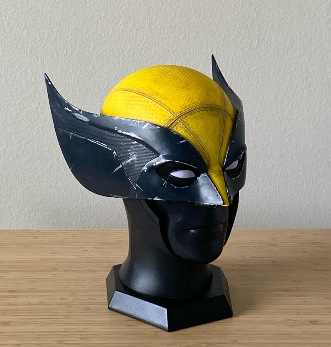 Wolverine Cowl Replica 3D Printed