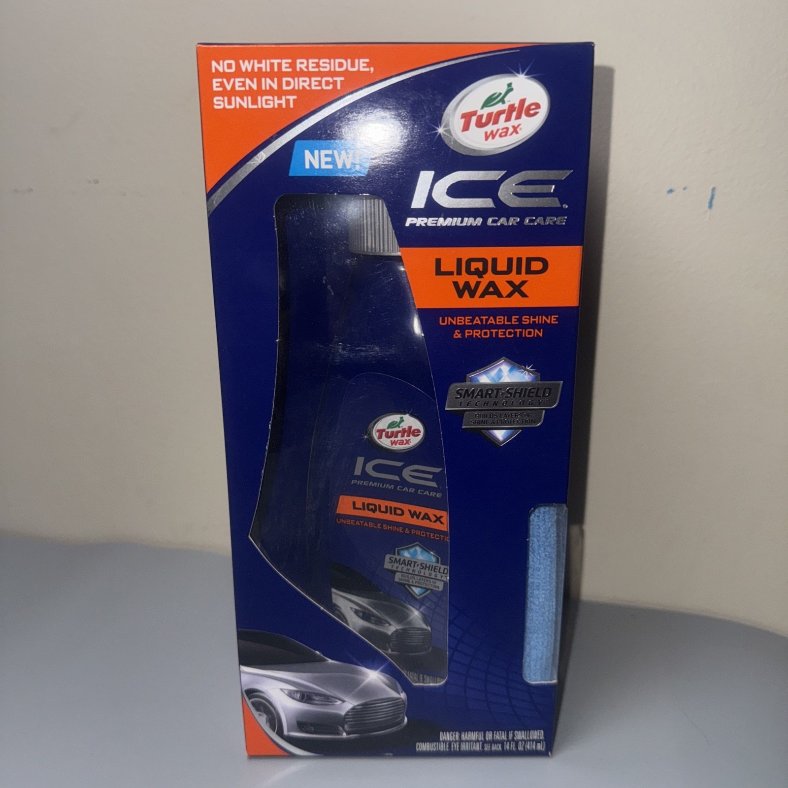Turtle Wax ICE Liquid Car Wax Kit - Premium Car Care, Shine & Protection 14fl oz