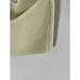 BABATON Women's Tan Ribbed Tie-Neck Halter Scoop-Neck Crop Top SZ S