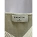 BABATON Women's Tan Ribbed Tie-Neck Halter Scoop-Neck Crop Top SZ S